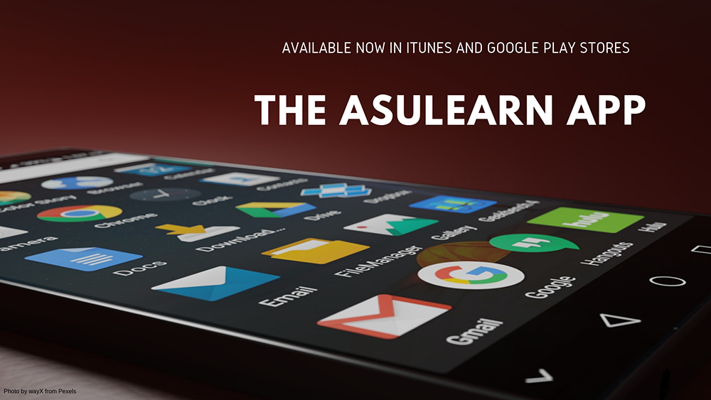 Example Slide AsuLearn App